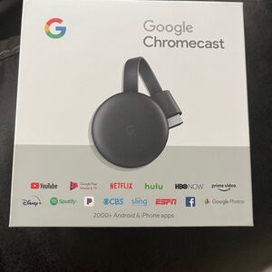 Google Chromecast in Charcoal Black